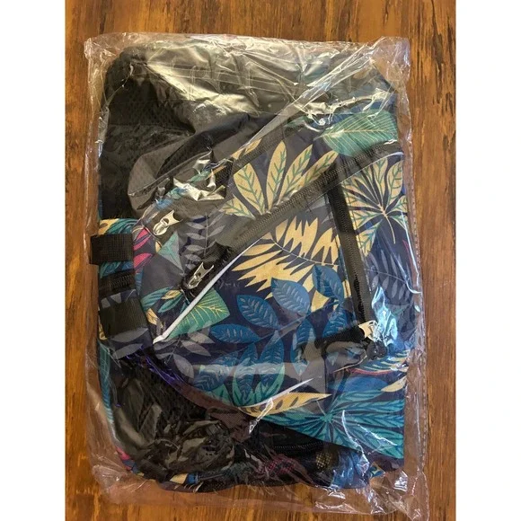 Sucipi Pickleball Bag Sling Backpack Tropical Leaf Purple Multi New XL9011070 - Picture 9 of 9